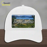 North Carolina Dam State Novelty License Plate Hat Unconstructed Cotton / White