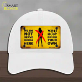 Bring Your Own Novelty License Plate Hat Unconstructed Cotton / White