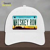 Whiskey Row Arizona Novelty License Plate Hat Unconstructed Cotton / White