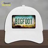 Bigfoot Arizona Novelty License Plate Hat Unconstructed Cotton / White