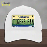 Tigers Fan Novelty License Plate Hat Unconstructed Cotton / White