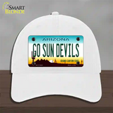 Go Sun Devils Novelty License Plate Hat Unconstructed Cotton / White