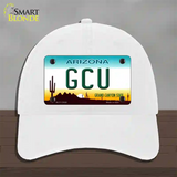 Grand Canyon Univ Novelty License Plate Hat Unconstructed Cotton / White