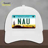 Northern Arizona Univ Novelty License Plate Hat Unconstructed Cotton / White