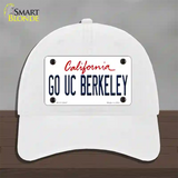 Go UC Berkeley Novelty License Plate Hat Unconstructed Cotton / White