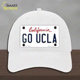 Go UCLA Novelty License Plate Hat Unconstructed Cotton / White