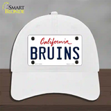 Bruins Novelty License Plate Hat Unconstructed Cotton / White