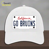 Go Bruins Novelty License Plate Hat Unconstructed Cotton / White