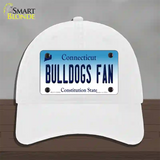 Bulldogs Fan Connecticut Novelty License Plate Hat Unconstructed Cotton / White