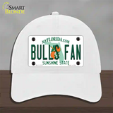 Bulls Fan Novelty License Plate Hat Unconstructed Cotton / White