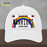 Warriors Novelty License Plate Hat Unconstructed Cotton / White