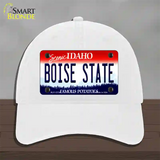 Boise State Novelty License Plate Hat Unconstructed Cotton / White