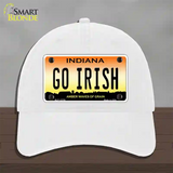 Go Irish Novelty License Plate Hat Tag Unconstructed Cotton / White