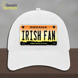 Irish Fan Novelty License Plate Hat Tag Unconstructed Cotton / White