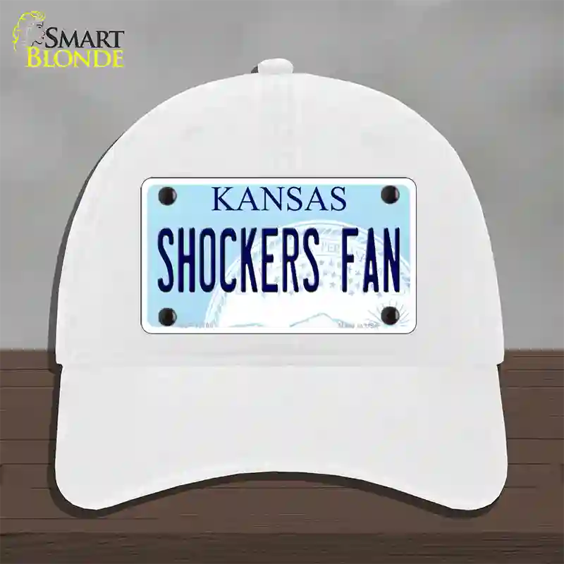 Shockers Fan Novelty License Plate Hat Tag Unconstructed Cotton / White