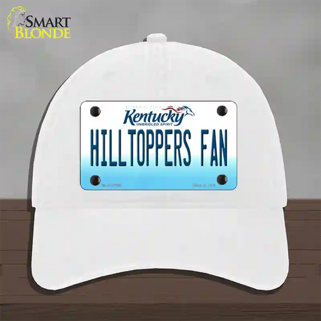 Hilltoppers Fan Novelty License Plate Hat Tag Unconstructed Cotton / White