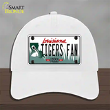 Louisiana Tigers Fan Novelty License Plate Hat Tag Unconstructed Cotton / White