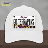 Go Terrapins Novelty License Plate Hat Tag Unconstructed Cotton / White