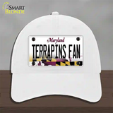 Terrapins Fan Novelty License Plate Hat Tag Unconstructed Cotton / White