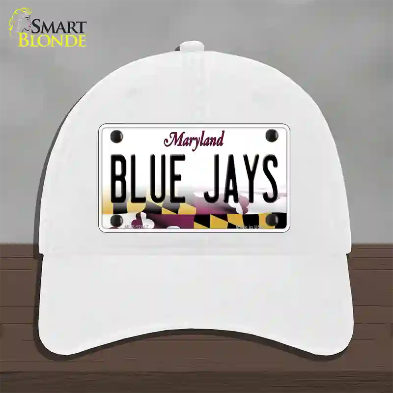 Blue Jays Novelty License Plate Hat Unconstructed Cotton / White