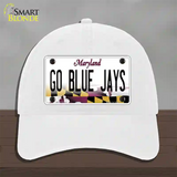 Go Blue Jays Novelty License Plate Hat Unconstructed Cotton / White