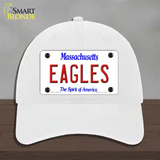 Eagles Novelty License Plate Hat Unconstructed Cotton / White