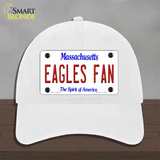 Eagles Fan Novelty License Plate Hat Unconstructed Cotton / White