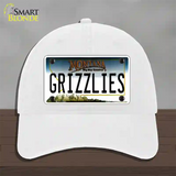 Grizzlies Novelty License Plate Hat Unconstructed Cotton / White