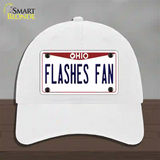 Flashes Fan Novelty License Plate Hat Unconstructed Cotton / White