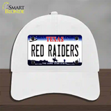 Red Raiders Novelty License Plate Hat Unconstructed Cotton / White