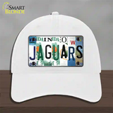 Jaguars Strip Art Novelty License Plate Hat Tag Unconstructed Cotton / White