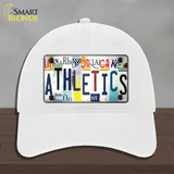 As Strip Art Novelty License Plate Hat Tag Unconstructed Cotton / White