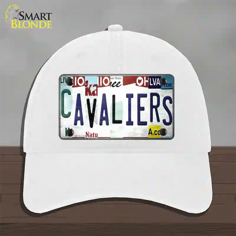 Cavaliers Strip Art Novelty License Plate Hat Tag Unconstructed Cotton / White