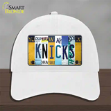 Knicks Strip Art Novelty License Plate Hat Tag Unconstructed Cotton / White