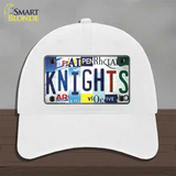 Golden Knights Strip Art Novelty License Plate Hat Tag Unconstructed Cotton / White