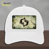 Pisces Zodiac Novelty License Plate Hat Unconstructed Cotton / White