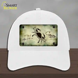 Cancer Zodiac Novelty License Plate Hat Unconstructed Cotton / White