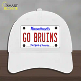 Go Bruins Novelty License Plate Hat Tag Unconstructed Cotton / White