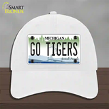 Go Tigers Novelty License Plate Hat Tag Unconstructed Cotton / White