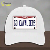 Go Cavaliers Novelty License Plate Hat Tag Unconstructed Cotton / White