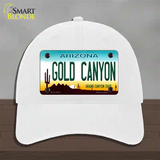 Gold Canyon Arizona Novelty License Plate Hat Tag Unconstructed Cotton / White