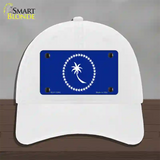 Chuuk Island Flag Novelty License Plate Hat Tag Unconstructed Cotton / White