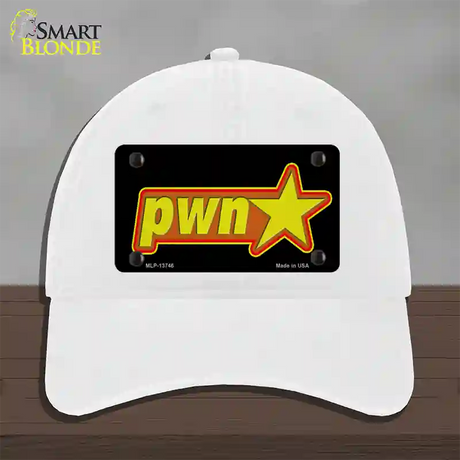 Pawn Star Novelty License Plate Hat Tag Unconstructed Cotton / White