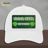 Think Geek Novelty License Plate Hat Tag Unconstructed Cotton / White