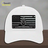 Dont Tread On Me American Flag Novelty License Plate Hat Unconstructed Cotton / White