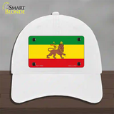 Ethiopia Flag Novelty License Plate Hat Tag Unconstructed Cotton / White