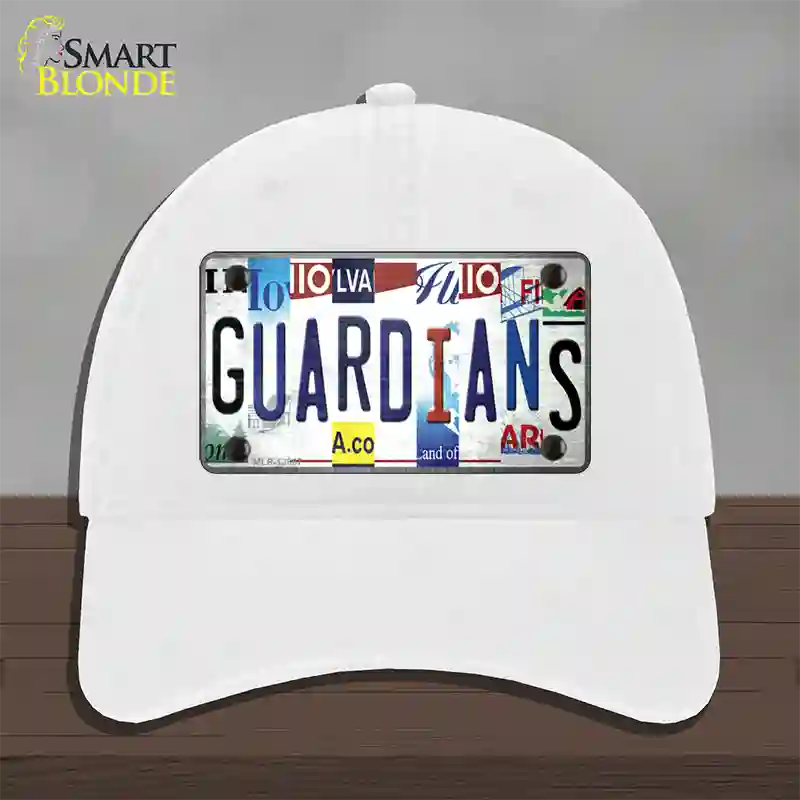 Guardians Strip Art Novelty License Plate Hat Tag Unconstructed Cotton / White