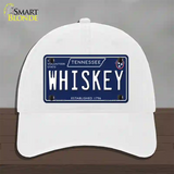 Whiskey Tennessee Blue Novelty License Plate Hat Tag Unconstructed Cotton / White