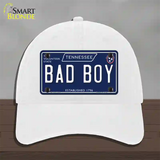 Bad Boy Tennessee Blue Novelty License Plate Hat Tag Unconstructed Cotton / White