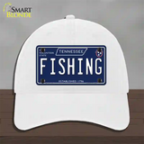 Fishing Tennessee Blue Novelty License Plate Hat Tag Unconstructed Cotton / White